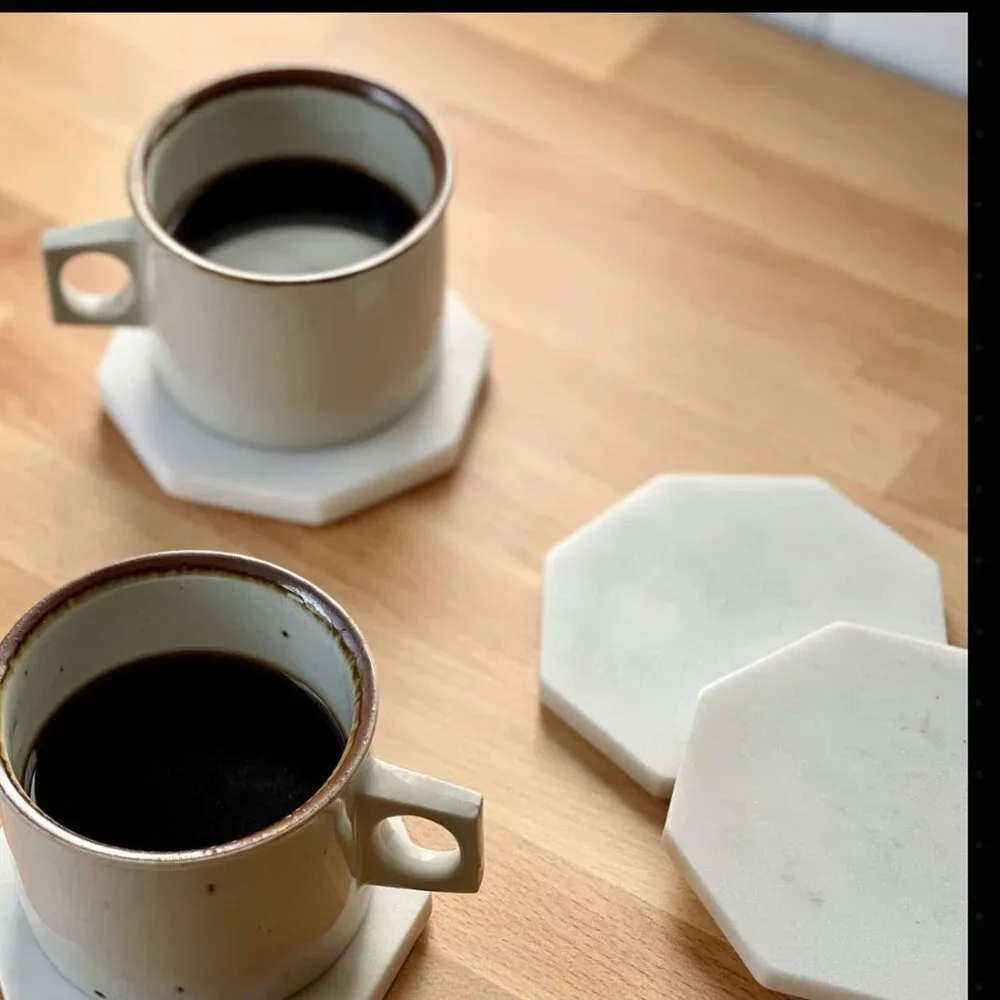 Zeal Living - The Marble Geo Coasters